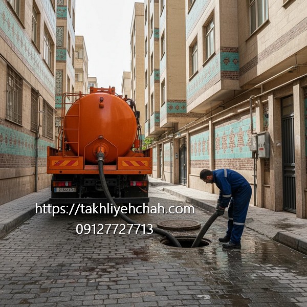 تخلیه چاه با پمپ ساکشن در تهران