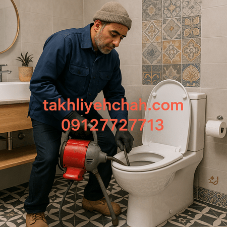 توضیح سئو شده برای تصویر: رفع گرفتگی لوله با دستگاه ژنراتور در شمال تهران