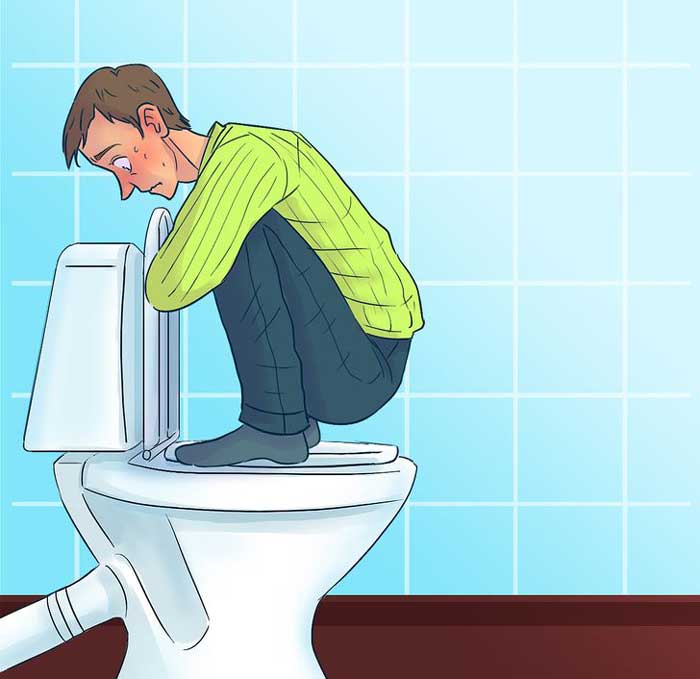 گرفتگی چاه توالت با صابون و رفع آن