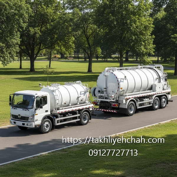 اعزام تانکر ۱۲۰۰۰ لیتری برای تخلیه چاه