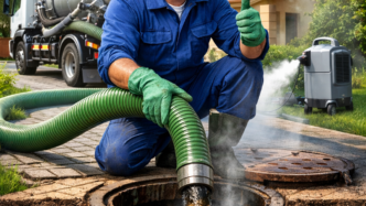 تخلیه چاه فاضلاب بدون بو و آلودگی