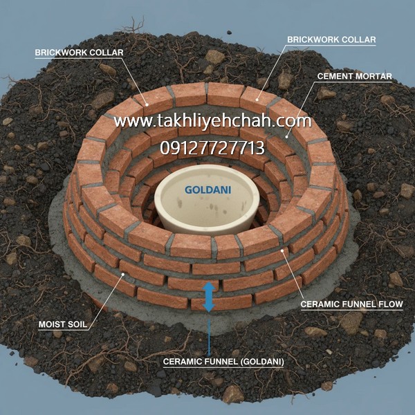 ساختار چاه فاضلاب