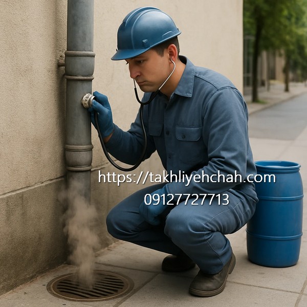 شنیدن صدای قٌل قٌل از لوله فاضلاب