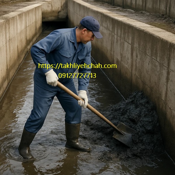 لایروبی و تراش دیواره چاه برای احیای دوباره