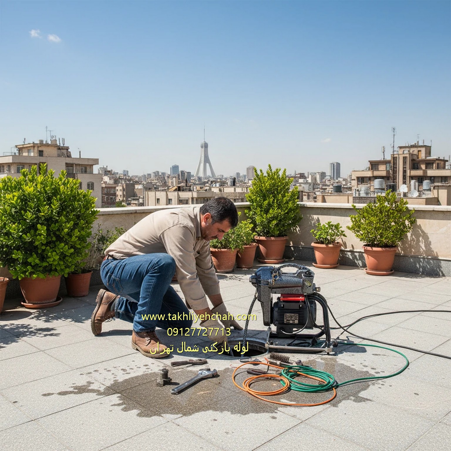 لوله بازکنی شمال تهران